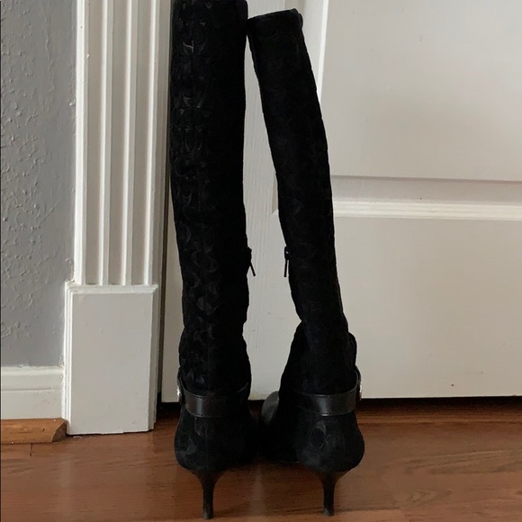 Coach Fara  Leather Knee High Boots - Picture 3 of 6